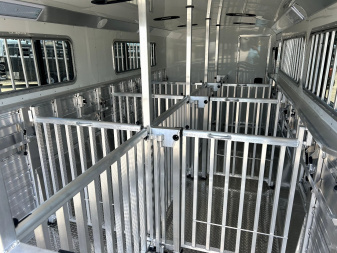 New 2025 4-STAR TRAILERS Show Stock 8 Pen Stock Trailer