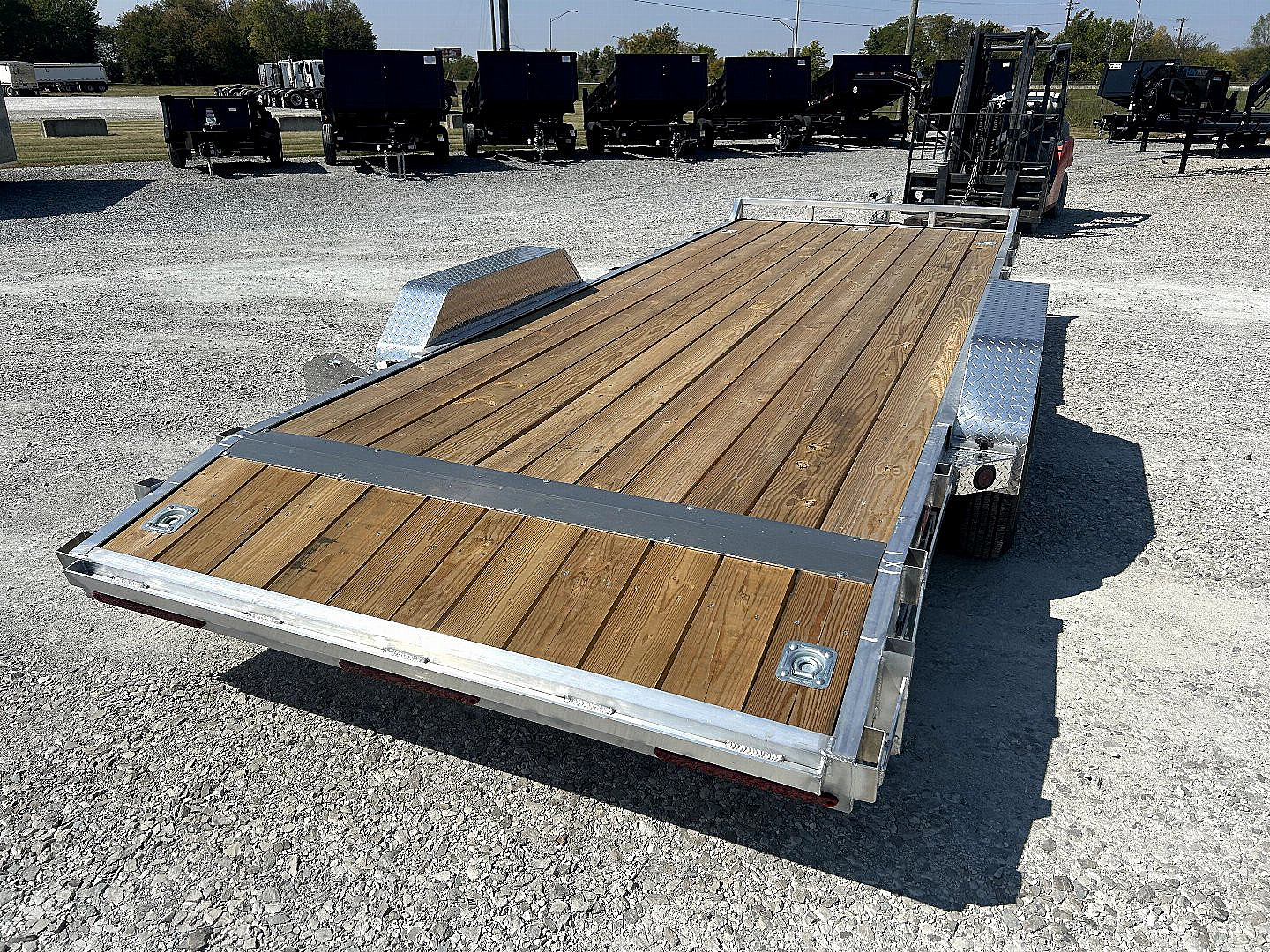 New 2025 QUALITY STEEL AND ALUMINUM 83"x20' Aluminum Car Hauler Equipment Trailer