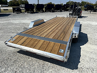 New 2025 QUALITY STEEL AND ALUMINUM 83"x20' Aluminum Car Hauler Equipment Trailer