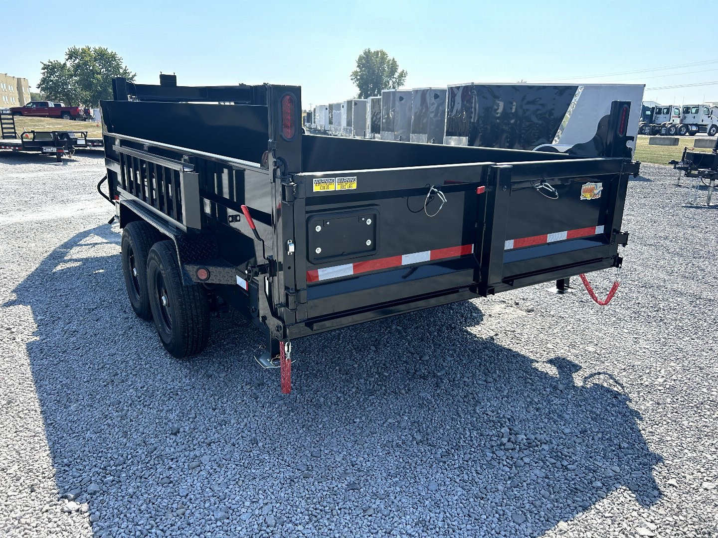 New 2026 QUALITY STEEL AND ALUMINUM 7'x14' Low Profile Gooseneck Dump Trailer