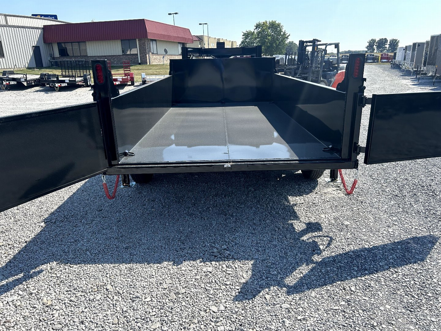 New 2026 QUALITY STEEL AND ALUMINUM 7'x14' Low Profile Gooseneck Dump Trailer