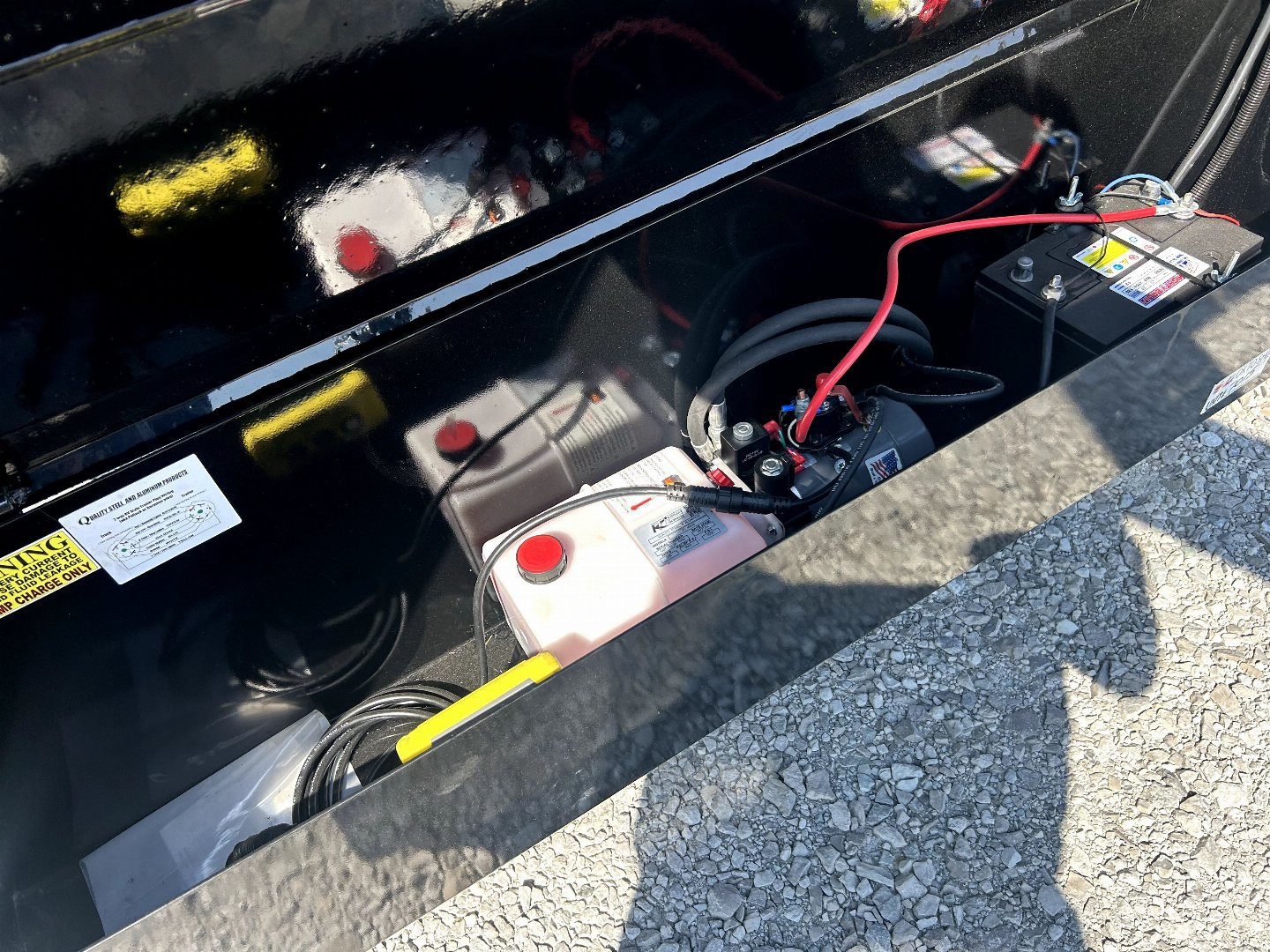 New 2026 QUALITY STEEL AND ALUMINUM 7'x14' Low Profile Gooseneck Dump Trailer