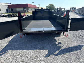 New 2026 QUALITY STEEL AND ALUMINUM 7'x14' Low Profile Gooseneck Dump Trailer