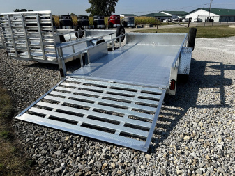 New 2025 Quality Steel and Aluminum 82"x12' Aluminum Utility Trailer