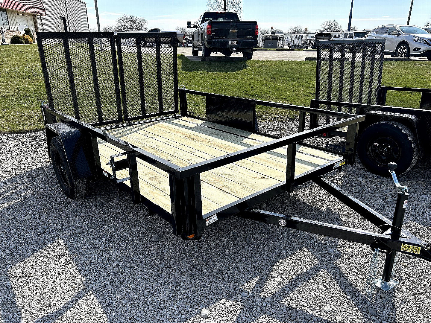 New 2025 QUALITY STEEL AND ALUMINUM 82"x10' Steel Utility Trailer