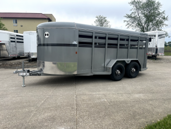 New 2024 CornPro Trailers SB16-7S Low Profile  Stock Trailer