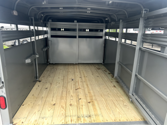 New 2024 CornPro Trailers SB16-7S Low Profile  Stock Trailer