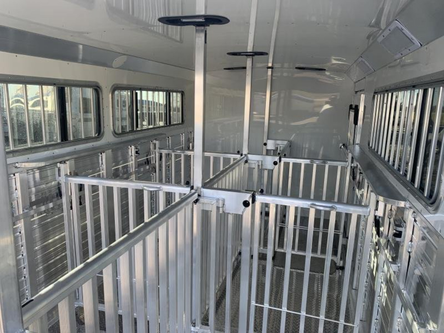 New 2026 4-Star Trailers 6 Pen Show Stock Trailer