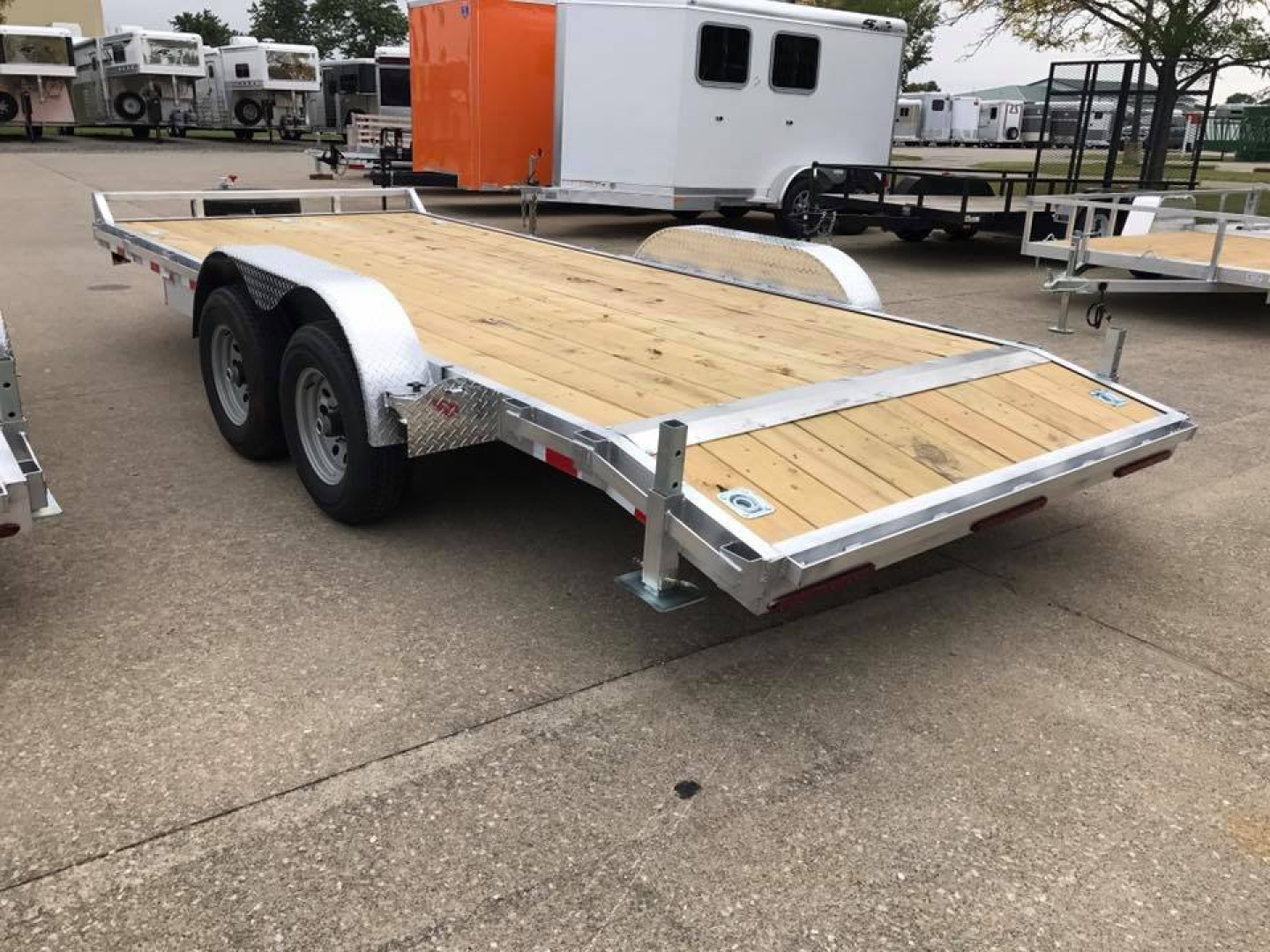 New 2025 QUALITY STEEL AND ALUMINUM 83"x20' Aluminum Car Hauler Equipment Trailer