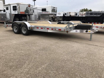 New 2025 QUALITY STEEL AND ALUMINUM 83"x20' Aluminum Car Hauler Equipment Trailer