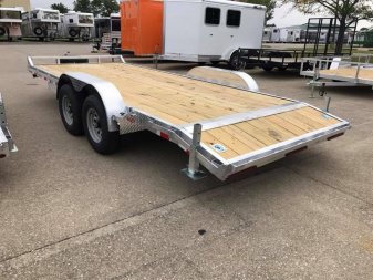 New 2025 QUALITY STEEL AND ALUMINUM 83"x20' Aluminum Car Hauler Equipment Trailer
