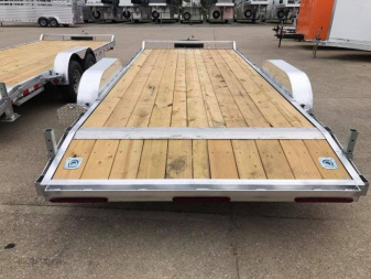 New 2025 QUALITY STEEL AND ALUMINUM 83"x20' Aluminum Car Hauler Equipment Trailer