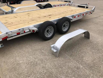 New 2025 QUALITY STEEL AND ALUMINUM 83"x20' Aluminum Car Hauler Equipment Trailer