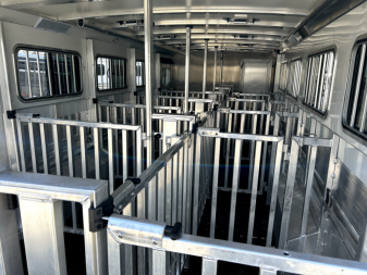 Used 2019 Cimarron Trailers 8x26 ShowStar 10 Pen Stock Trailer