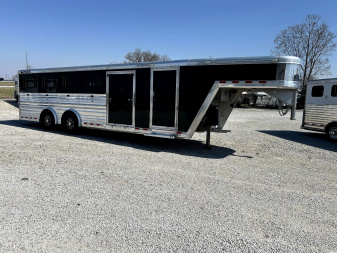 Used 2019 Cimarron Trailers 8x26 ShowStar 10 Pen Stock Trailer