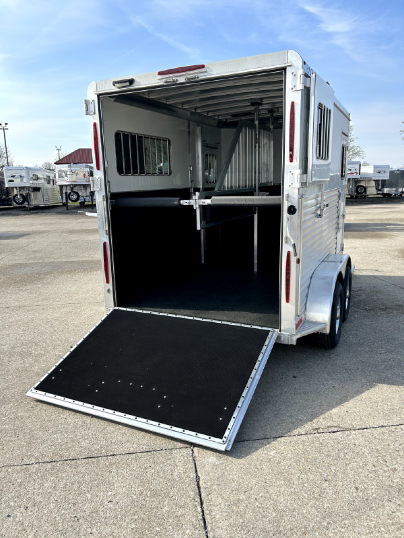 New 2024 Adam 2 horse straight load bumper pull Horse Trailer