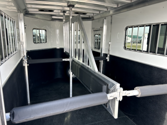 New 2024 Adam 2 horse straight load bumper pull Horse Trailer