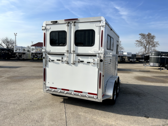 New 2024 Adam 2 horse straight load bumper pull Horse Trailer