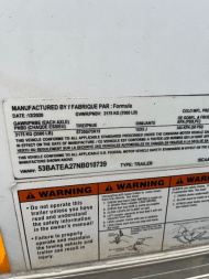 Used 2022 Impact Trailers 7X14 cargo Cargo / Enclosed Trailer