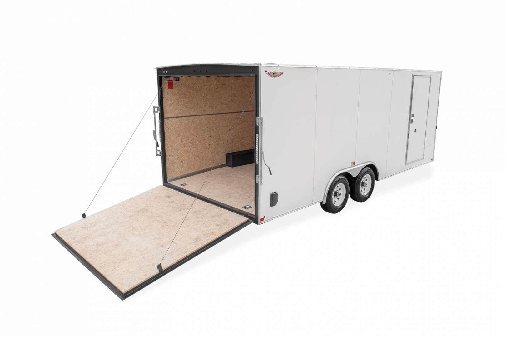 New 2024 H and H Trailer 8.5x20 HH Series Flat Top V-Nose Enclosed Car Hauler Trailer  14K