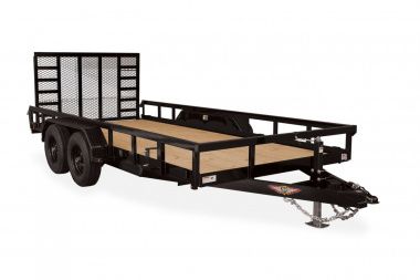 New 2024 H and H Trailer 82x22 Heavy Duty Rail Side Landscape Trailer  10K Tandem