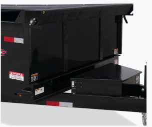 New 2024 H and H Trailer 83x14 Industrial Dump Trailer  14K Scissor