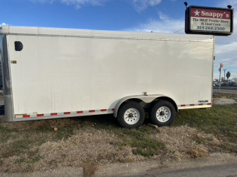 Used 2020 H & H Trailers 7 x 18 topline rampdoor Cargo / Enclosed Trailer