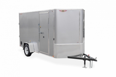 New 2024 H and H Trailer 6x10 HH Series Flat Top V-Nose Enclosed Cargo Trailer  3K Idler