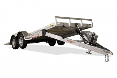 New 2023 H and H Trailer 82x22 Aluminum Electric Tilt Low Profile Speed Loader Car Hauler  14K