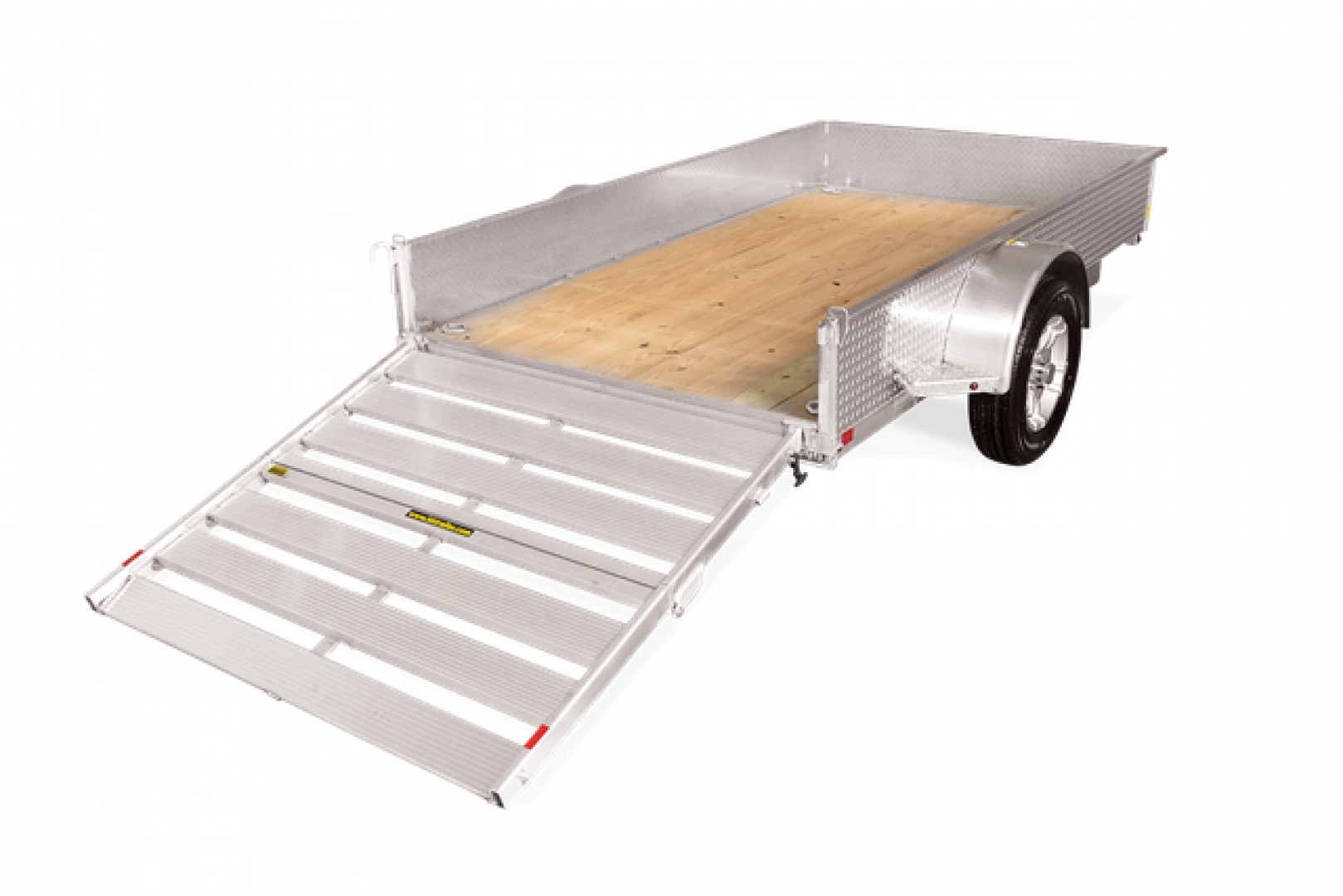 New 2021 H and H Trailer 66x12 Aluminum Solid Side Utility Trailer  3K Idler
