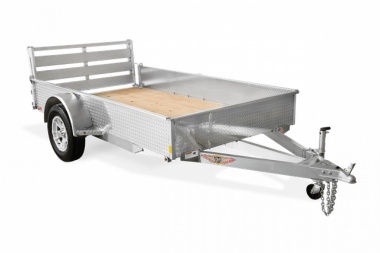 New 2021 H and H Trailer 66x12 Aluminum Solid Side Utility Trailer  3K Idler