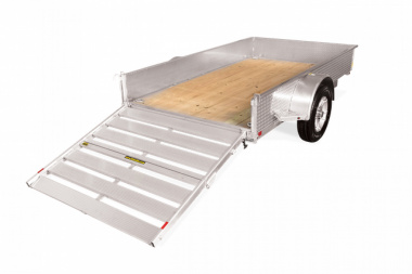 New 2021 H and H Trailer 66x12 Aluminum Solid Side Utility Trailer  3K Idler