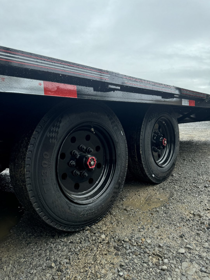 New 2024 40' MPCUSTOMS Gooseneck Flatbed 8K's FULL FLAT