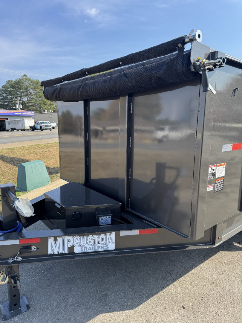New 2024 16' MPCUSTOMS 4' Sides BP Dump CHARCOAL