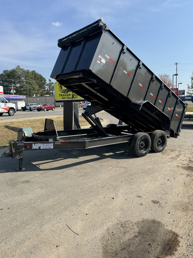 New 2024 16' MPCUSTOMS 4' Sides BP Dump CHARCOAL