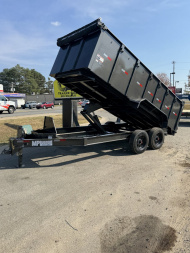 New 2024 16' MPCUSTOMS 4' Sides BP Dump CHARCOAL