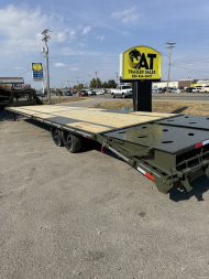 New 2025 40' MPCUSTOMS Gooseneck Flatbed 8K's GREEN