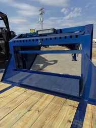 New 2025 40' MPCUSTOMS Gooseneck Flatbed 8K's BLUE