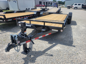 New 2025 Sure-Trac 7x18+4 Tilt Bed Equipment Trailer 14k
