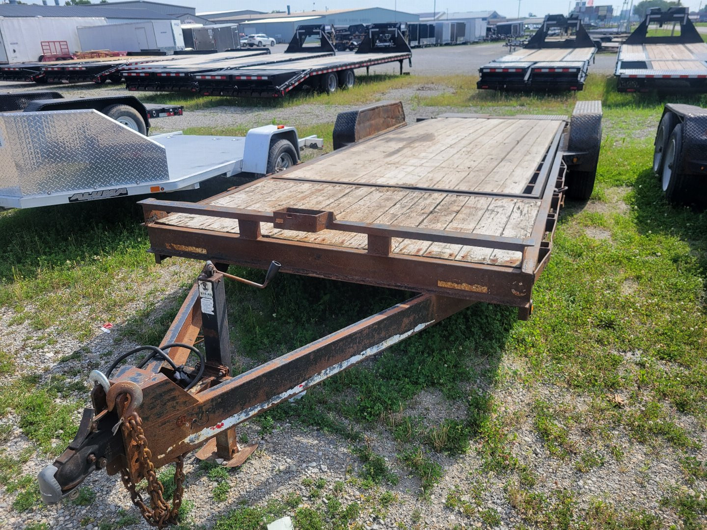 Used 2013 Sure-Trac 7x18+4 Tilt Bed Equipment Trailer