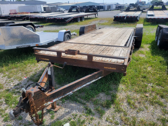Used 2013 Sure-Trac 7x18+4 Tilt Bed Equipment Trailer
