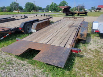 Used 2013 Sure-Trac 7x18+4 Tilt Bed Equipment Trailer