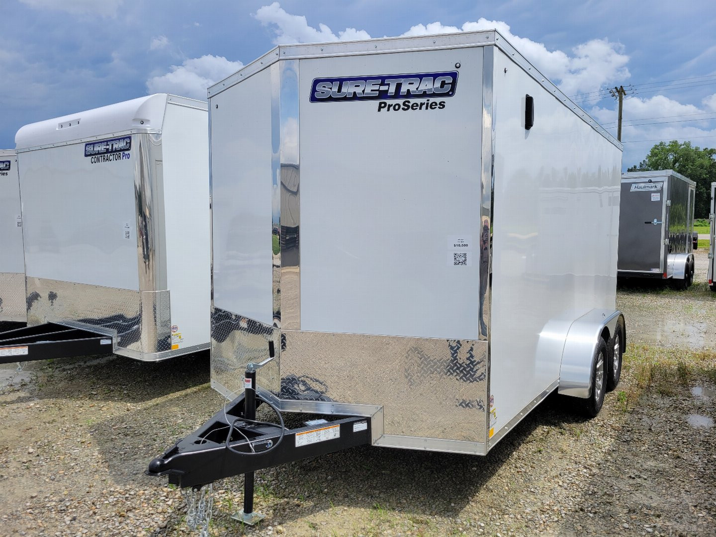 New 2025 Sure-Trac 7x14 Pro Series Enclosed Wedge Cargo Trailer