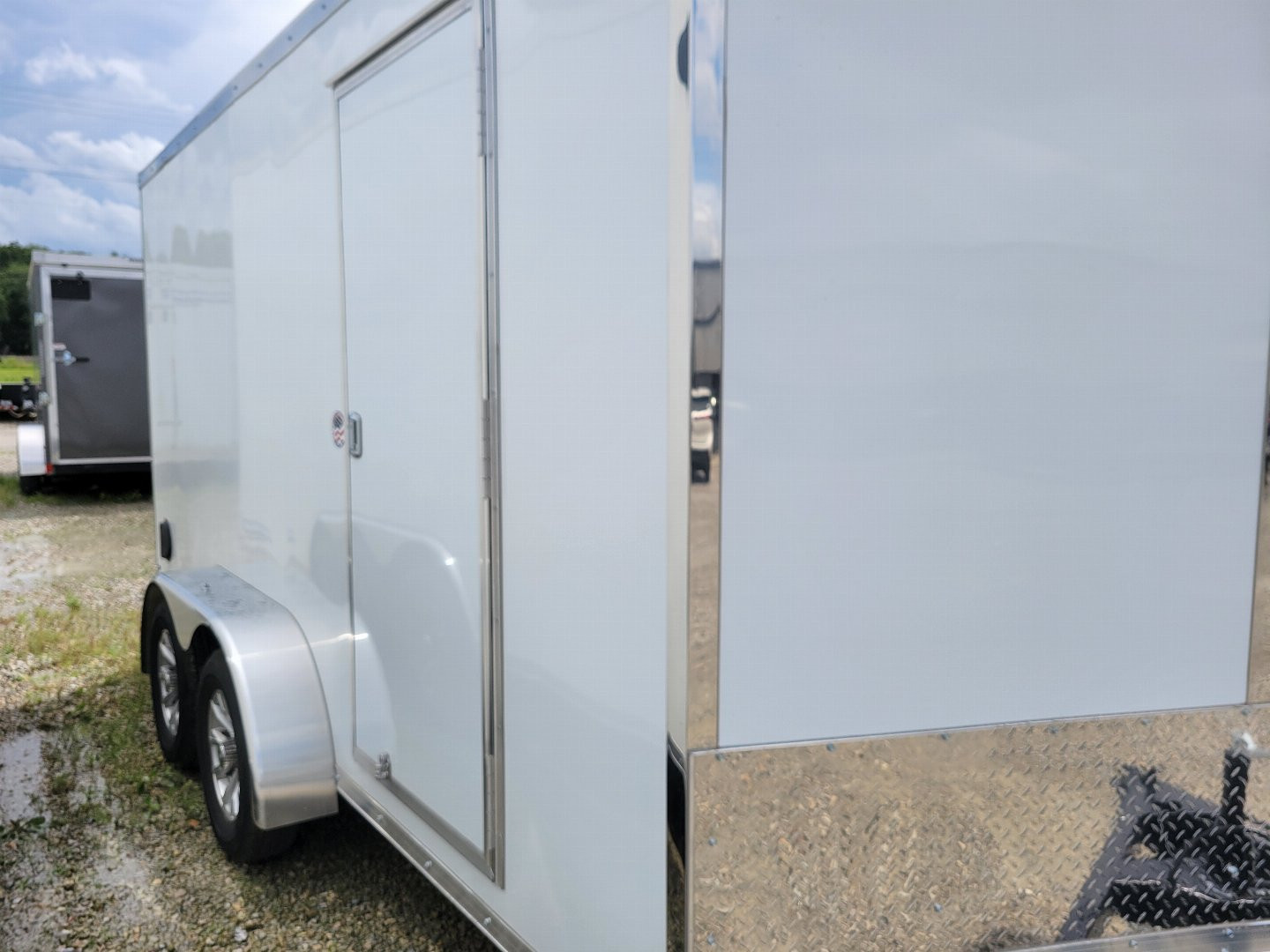 New 2025 Sure-Trac 7x14 Pro Series Enclosed Wedge Cargo Trailer