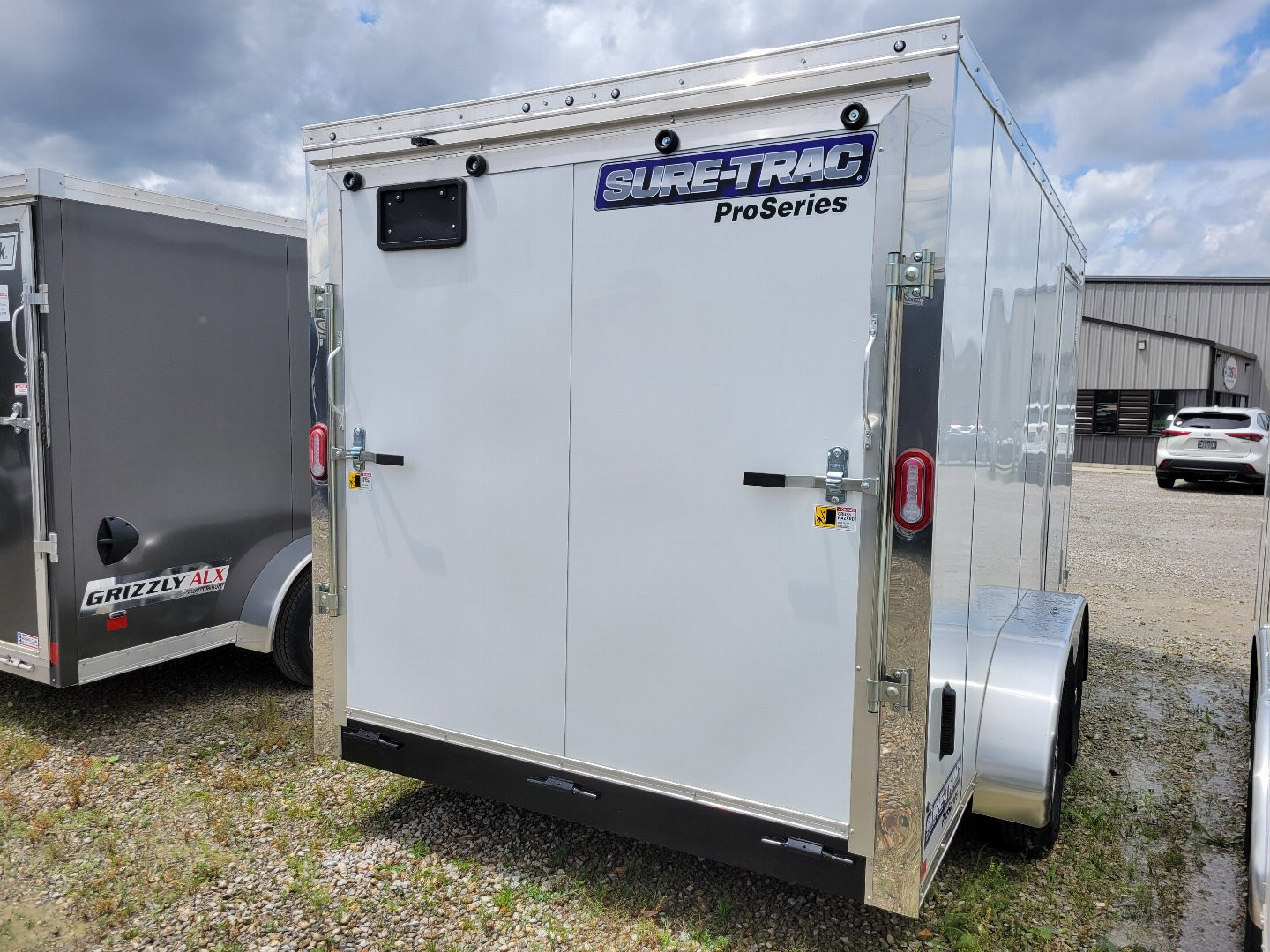New 2025 Sure-Trac 7x14 Pro Series Enclosed Wedge Cargo Trailer