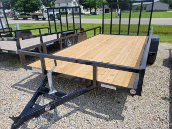 New 2025 Sure-Trac 7x14 Tube Top 3k Idler Utility Trailer