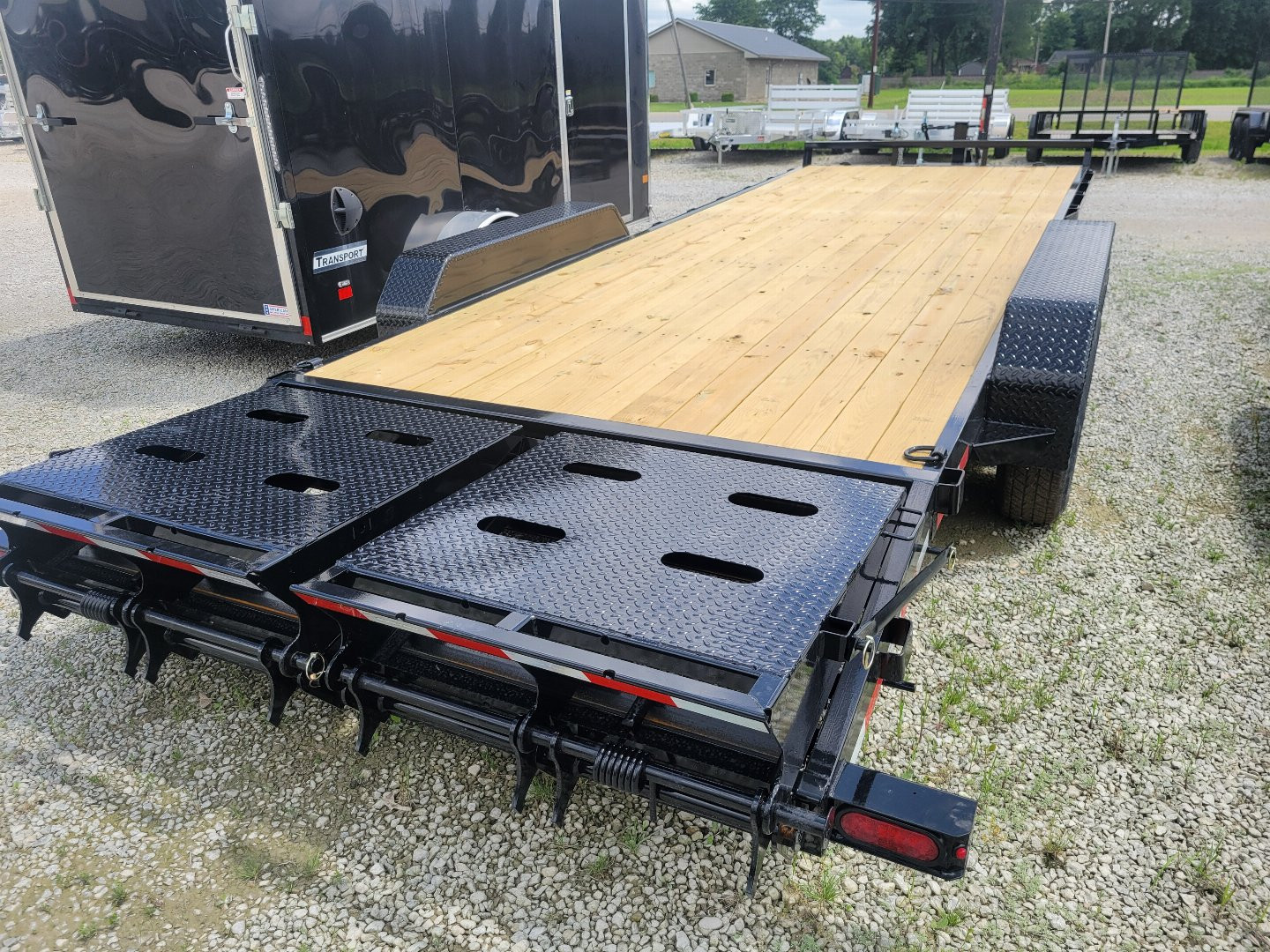New 2025 Sure-Trac 7x19+3 Universal Ramp Equipment Trailer