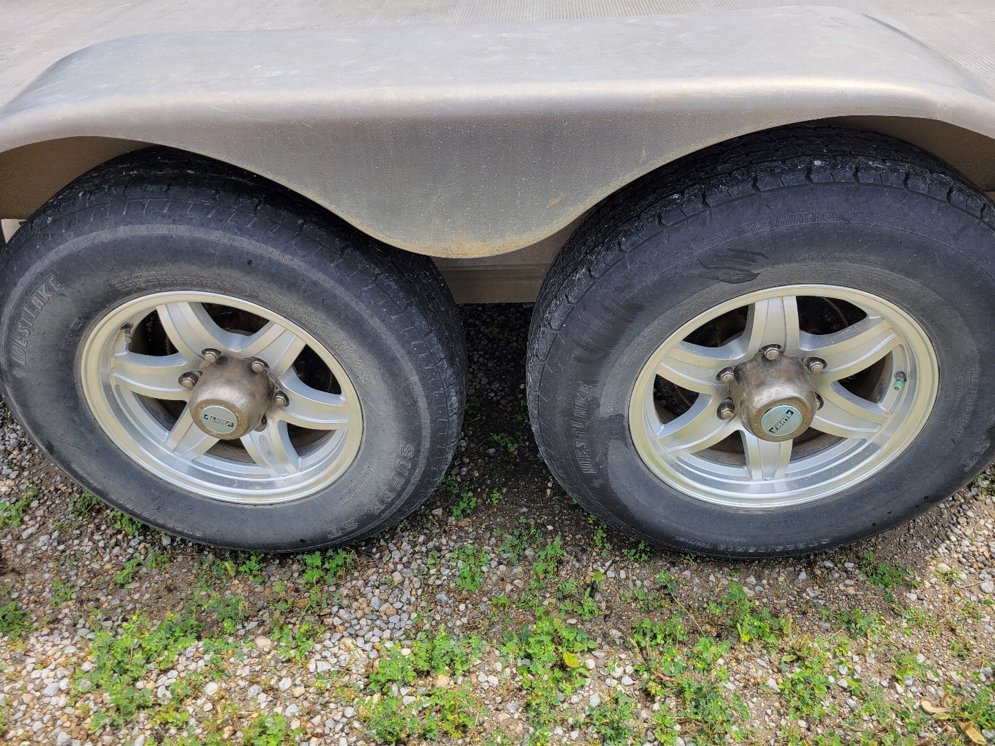 Used 2018 Aluma 8220 Tilt Bed Equipment Trailer