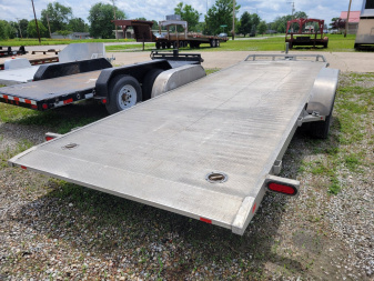 Used 2018 Aluma 8220 Tilt Bed Equipment Trailer