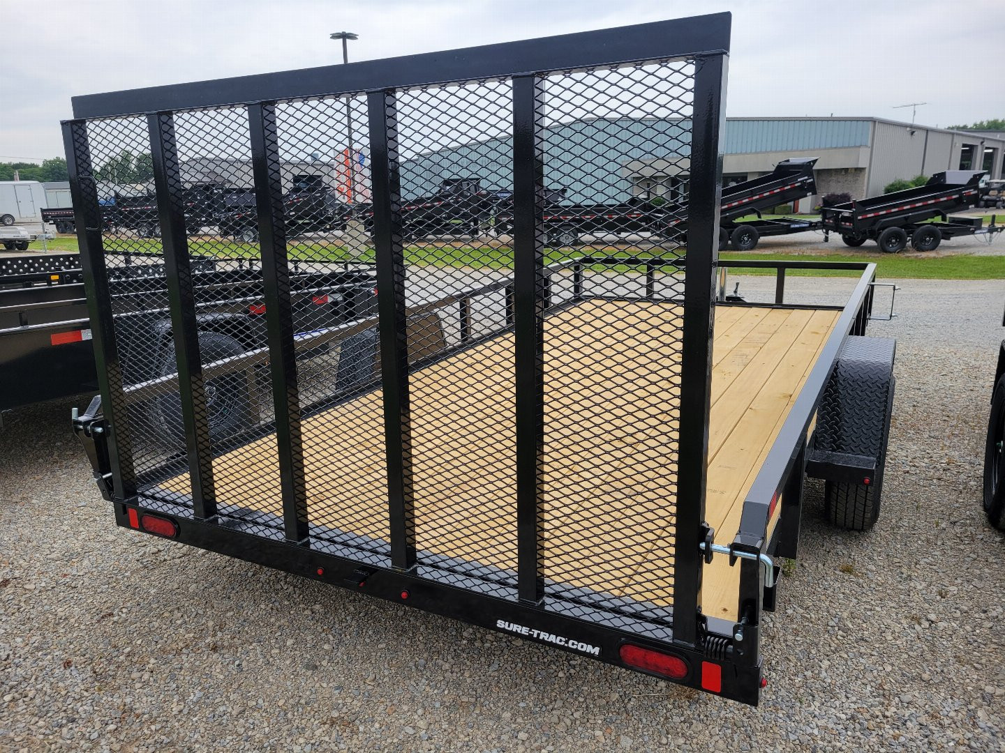New 2025 Sure-Trac 7x14 Tube Top Utility 3k Idler Trailer